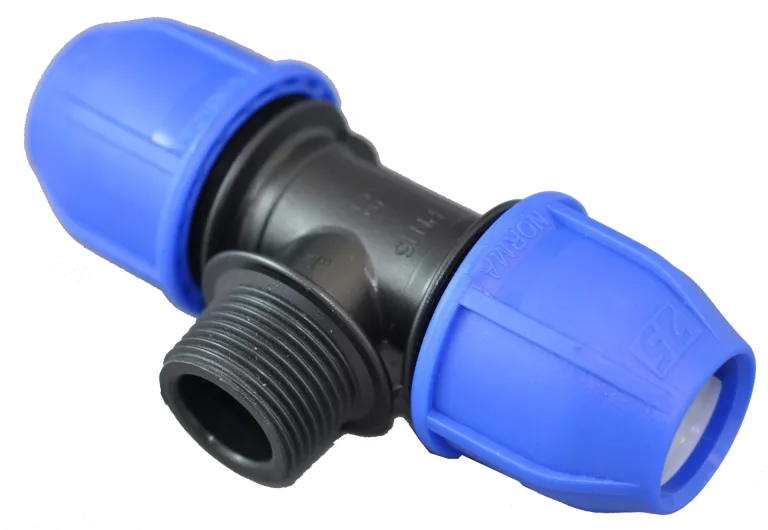 NORMAC Compression Coupling w/ Stiffeners Fits 2 Plain End SDR-11 HDPE Pipe