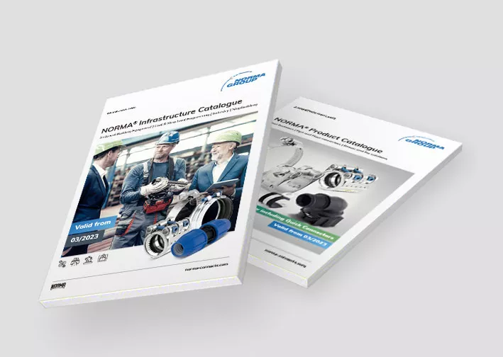 NORMA Group Catalogues mockup