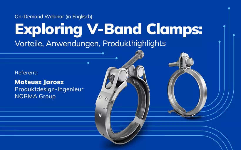V-profile NORMA clamps webinar