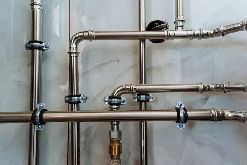 NORMA Pipe clamp in use